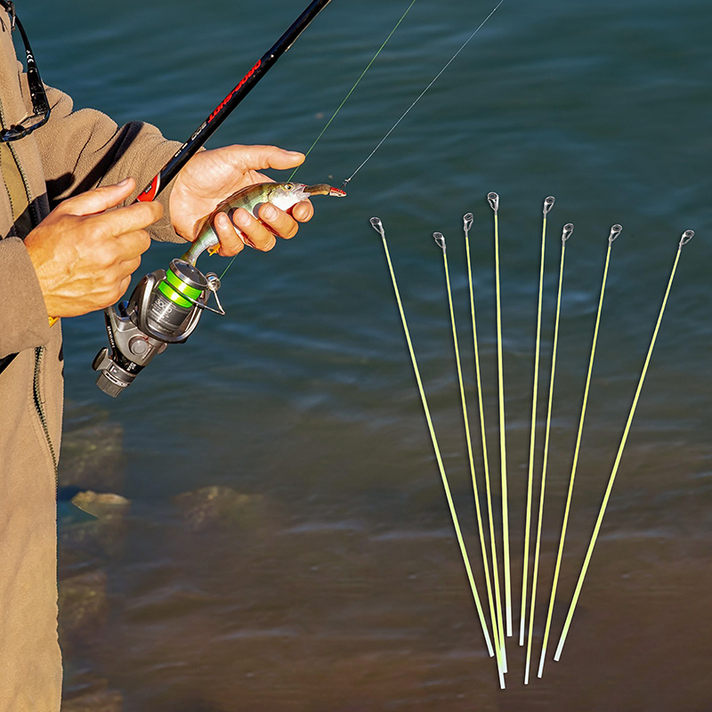 5Pcs Ujung Joran Pancing 42CM, - Fishing Rod Guide Replacement ulasan dan harga